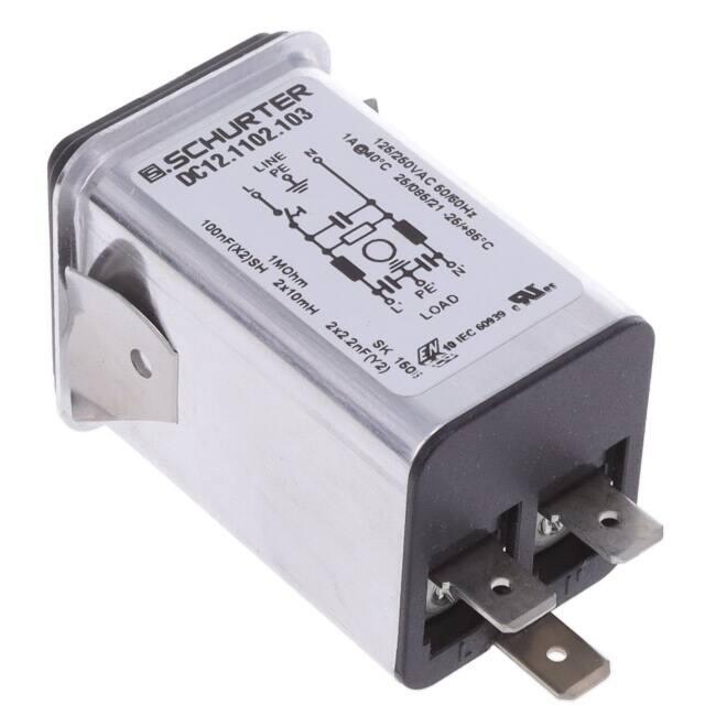 DC12.1102.103 SCHURTER Inc.  Moduli di ingresso alimentazione (PEM)